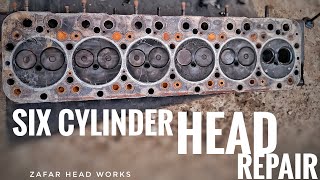 SIX CYLINDER ENGINE HEAD REPAIR is live [upl. by Aleakcim]