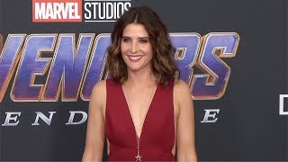 Cobie Smulders quotAvengers Endgamequot World Premiere Purple Carpet [upl. by Maressa]