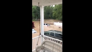 Video shows flooding in Nashville Illinois [upl. by Warms]