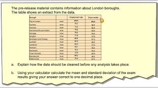 London boroughs large data set calculating the mean and standard deviation [upl. by Medovich]