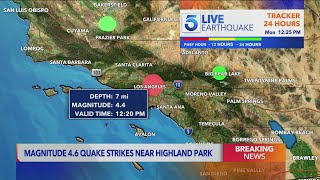 44 magnitude earthquake rattles Los Angeles and beyond [upl. by Leban]