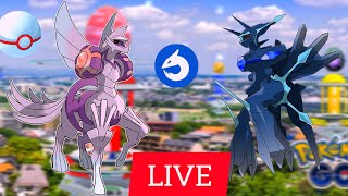 Pokémon Go Wild Area Live🔴  Dialga Raid Day ✨ [upl. by Milli680]