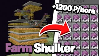 FARM DE SHULKER FÁCIL  Minecraft 120 [upl. by Mavra]