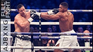 Full Fight  Anthony Joshua Vs Joseph Parker UD [upl. by Elad274]