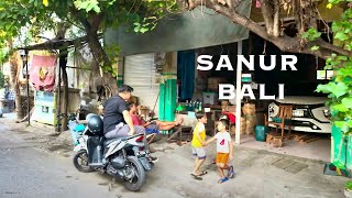 Sanur  my favorite place in Bali  walking through Sanur Street side beach side day and evening [upl. by Atteuqihc]