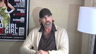 Jeff Fahey Talks Femme Fatales At Comic Con 2011 [upl. by Llerrah]