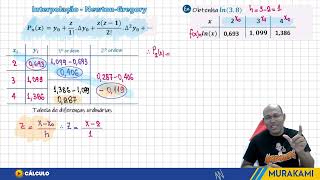 INTERPOLAÇÃO POLINOMIAL  NEWTON e GREGORY [upl. by Nivlen]