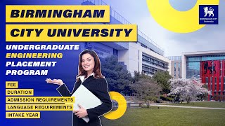 Birmingham City University  UG Engineering Placement Program [upl. by Anyak]