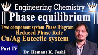 Phase Diagram of CuAg Eutectic System  Part IV  Phase Equilibrium  Dr Hemant K Joshi [upl. by Laekim]