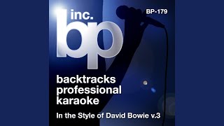 5 Years Five Years Karaoke Instrumental Track In the Style of David Bowie [upl. by Froh]