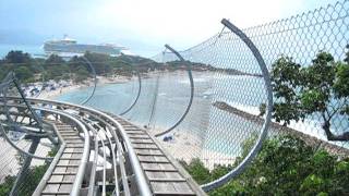 Labadee Haiti bobsled ride Royal Caribbean Cruise 92010 [upl. by Marc]