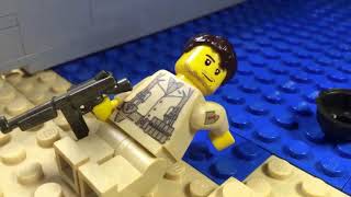 LEGO “Saving Private Ryan” Omaha Beach Scene [upl. by Sible]