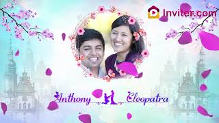 Christian Wedding Video Invitation Animated Wedding Video Invitations for Whatsapp Invitercom [upl. by Okimuk628]