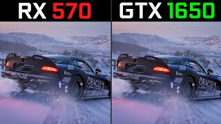 GTX 1650 4GB vs RX 570 8GB in 8 Games [upl. by Ariahs234]