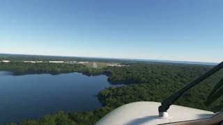 Landing in White Plains New York  KHPN HPN  Westchester County Airport landingvideo newyork [upl. by Ludwog]