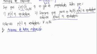 Demostración del Principio de Inducción [upl. by Anerbas]