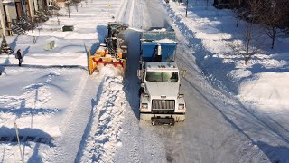 Comment fonctionne le déneigement à SaintBruno [upl. by Anelra]