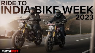 Ride to India Bike Week 2023 feat Triumph Scrambler and Speed 400  PowerDrift [upl. by Sivrad]