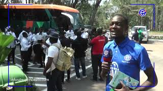 CAN 2023 ARRIVÉE DES LIONS INDOMPTABLES A LHÔTEL PRÉSIDENT  EQUINOXE TV [upl. by Atihcnoc]