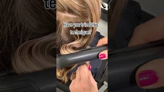 How to create flat waves with the original flat iron from cloudninehair waves howto hairstyle [upl. by Eedolem]