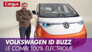 Volkswagen ID Buzz 2022 A bord du nouveau combi 100  électrique [upl. by Riannon]