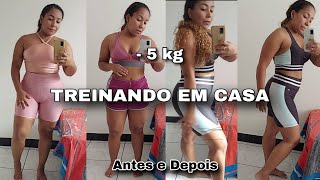 Resultado de 2 meses treinando em CASA  KETTY SATO  Emagrecer  ganho de massa muscular [upl. by Tillion]