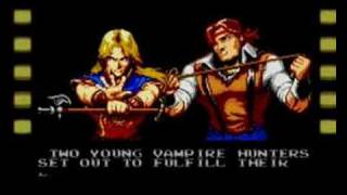 Castlevania  Bloodlines intro Sega Mega Drive [upl. by Ycat467]