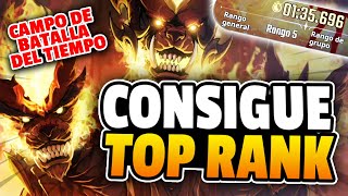 ¡CONSIGUE F2P el TOP 5 del quotCAMPO de BATALLA del TIEMPOquot 🔥 SOLO LEVELING ARISE [upl. by Finella]