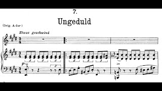 Ungeduld E Major Franz Schubert Piano Accompaniment [upl. by Iot]