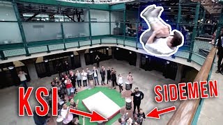 FRONT FLIP OVER KSI AND THE SIDEMEN [upl. by Laban739]