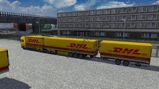 Gigagigaliner DHL Scania  Euro Truck Simulator 2 [upl. by Weisburgh886]