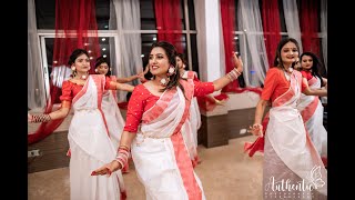 Holud Dance Performance😍 JhumkaNoya Daman dance wedding weddingdance AuthenticPhotographybd [upl. by Enyawud]