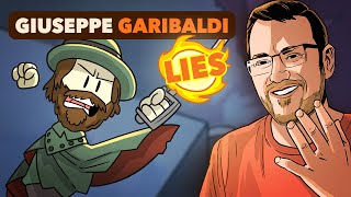 Giuseppe Garibaldi Unifying Italy  LIES  Extra History [upl. by Htidirrem]