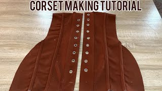 Corset Making Tutorial How To fix An Eyelet with Grommet Machine [upl. by Nelyag720]