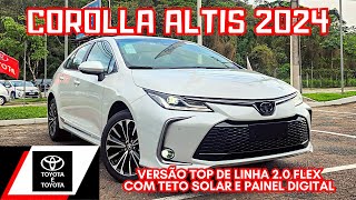 TOYOTA COROLLA HÍBRIDO 2024 ALTIS PREMIUM HYBRID 0KM  NOVIDADES DE SEGURANÇA DETALHES DO INTERIOR [upl. by Dloreh974]