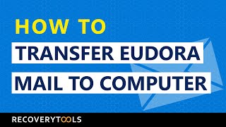 How to Transfer Eudora Mail to New Computer with Eudora Migrator [upl. by Macario813]