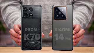 Redmi K70 Pro Vs Xiaomi 14 Pro  Full comparison ⚡ Which one is Better [upl. by Annij]