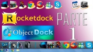 Parte 1  Descargar instalar y configurar las barras de iconos quotObjectdockquot y quotRocketdockquot [upl. by Nadler]