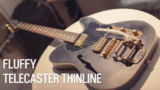 줄쟁이 Fluffy Telecaster thinline 🎸 리뷰 [upl. by Sheffy]