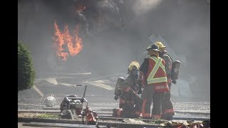 Restaurant burns down in Chilliwack BC [upl. by Submuloc]