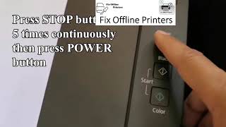 Canon Printer Reset  Canon printer reset factory settings [upl. by Tami]