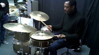 Steve Jordan on Elvin Jones Cymbals [upl. by Hoi]