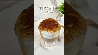 🤎 TIRAMISU Cold Coffee  Iced Tiramisu Latte Recipe shorts [upl. by Tecu]