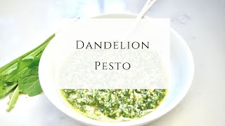 How to make Dandelion Pesto [upl. by Hazmah]