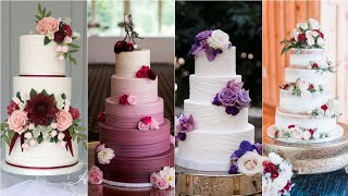 Wedding Cake Designs  Cake Designs for Wedding  Beautiful Wedding Cake Decorations Ideas [upl. by Amrak]