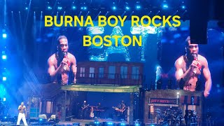 BURNA BOY  I Told Them tour  Boston 2024  FORCV [upl. by Dionisio464]