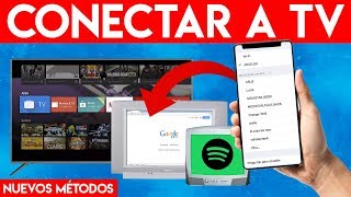 CONECTAR TELÉFONO CELULAR a TELEVISOR ¡ANTIGUO o NUEVO SIN CABLES y POR WIFI Android amp iOS 2021 [upl. by Ardnaek503]