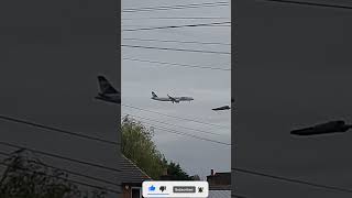 Exclusive footage Egyptair A321Neo landing in UK [upl. by Yragerg]