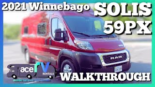 2021 Winnebago Solis 59PX Walkthrough · Ace RV Rentals amp Sales [upl. by Stag397]