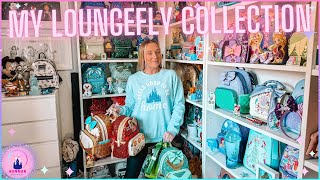 My Entire Loungefly Collection 2024 Vlog Sequins Disney Parks ShopDisney Haul Disney Merch 190 Bags [upl. by Ala]